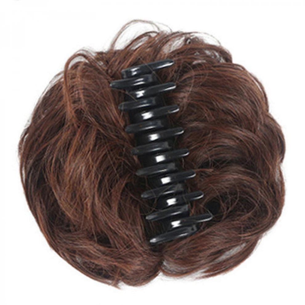 Messy Bun Easy Clip Wig female grasping Clip HairNatural Hair Curler