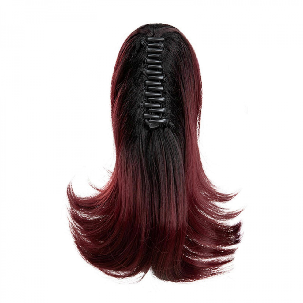 Unisex Curly Synthetic Ponytail Extension Claw Clip Hairpiece Hair Styling Clipon Hair Extension For Women Casual Wear Style 9