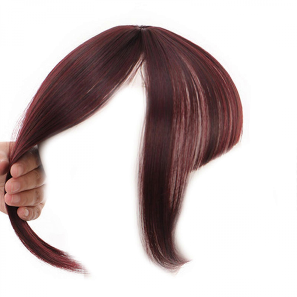 Unisex Synthetic Air Bangs Hair Wigs Popular Hairpiece Bangs Hair Extension For Women Hair Styling Haircover For Hair Styling Style 9