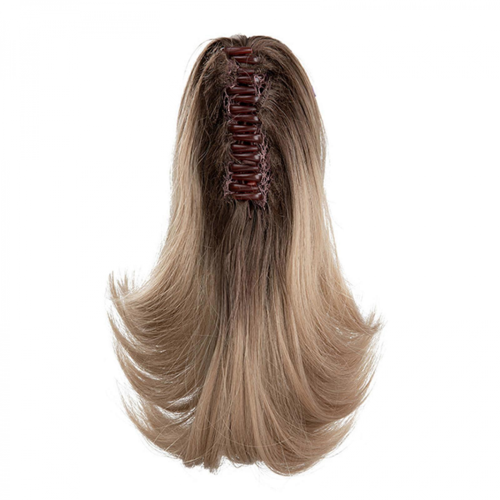 Unisex Curly Synthetic Ponytail Extension Claw Clip Hairpiece Hair Styling Clipon Hair Extension For Women Casual Wear Style 9