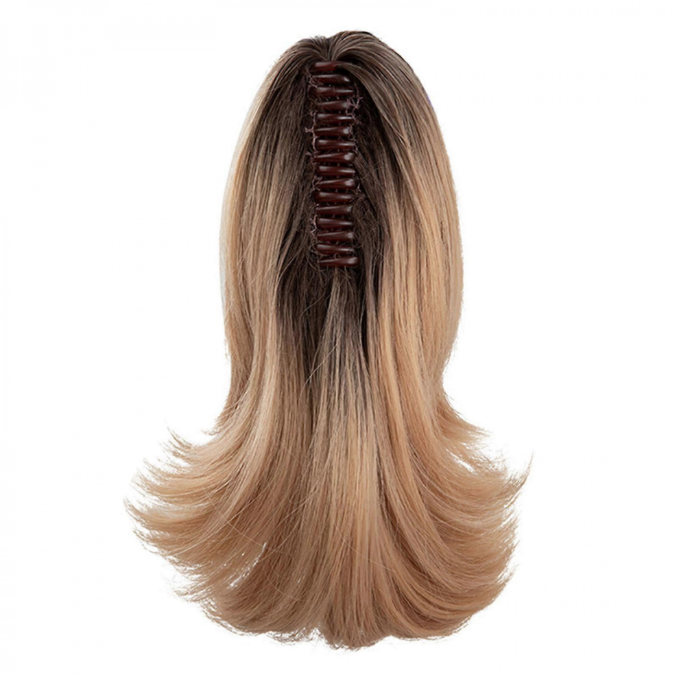 Unisex Curly Synthetic Ponytail Extension Claw Clip Hairpiece Hair Styling Clipon Hair Extension For Women Casual Wear Style 9