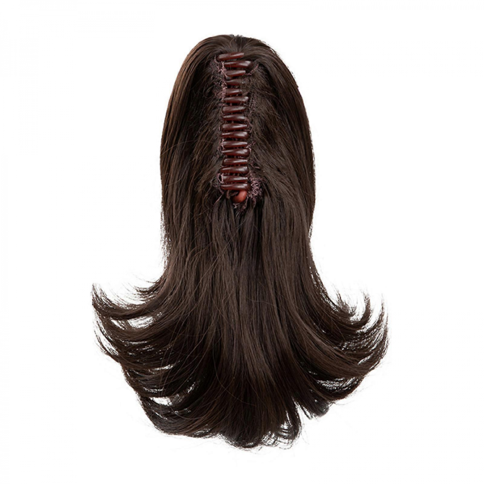 Unisex Curly Synthetic Ponytail Extension Claw Clip Hairpiece Hair Styling Clipon Hair Extension For Women Casual Wear Style 9
