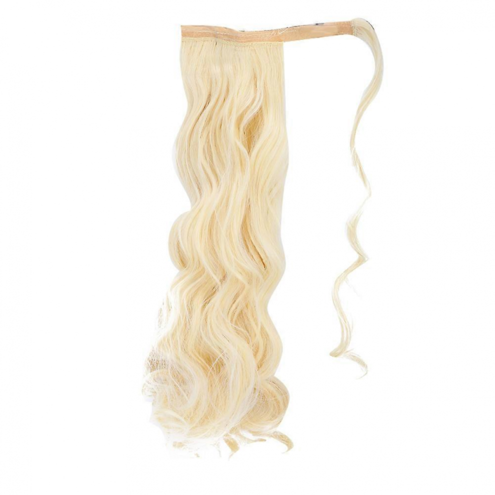 Women Long Curly Hair Extension Wig Piece Traceless Invisible False Ponytail Hair Piece