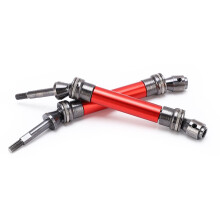 Stahl-Hinterantriebswelle für 1/10 RC Auto 4x4 VXL Rustler Slash Rot