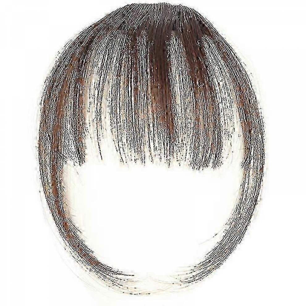 Thin Air Fringe Bangs Hair Clip On In Front Hairpiece Fake Hair Extensions