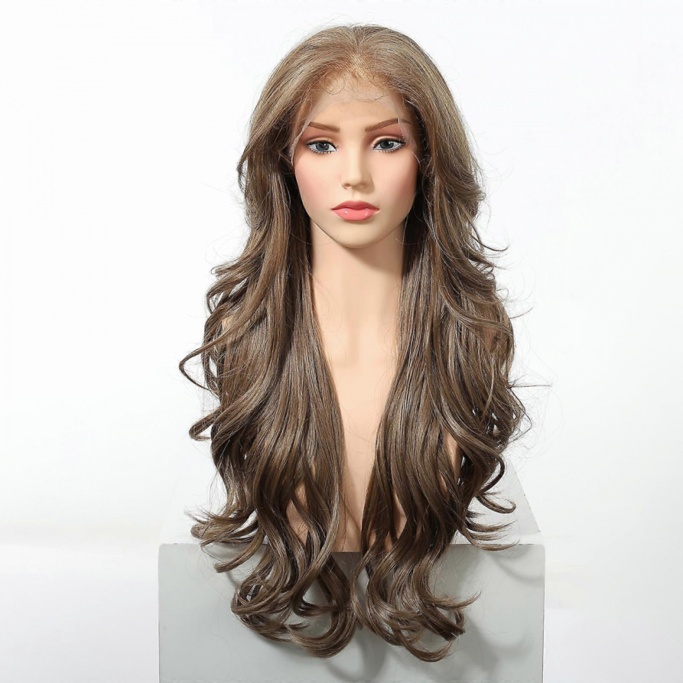 Unisex Haircube 13X6 Lace Front Wig Â Natural Curls Wavy Hair With Pre-Plucked Hairline & Baby Hairs For Effortless Styling