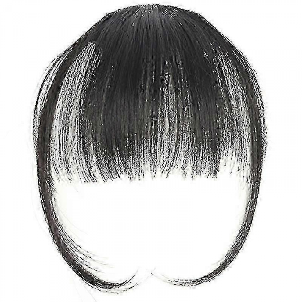 Thin Air Fringe Bangs Hair Clip On In Front Hairpiece Fake Hair Extensions