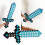 Diamond Sword Safe Soft EVA Diamond Foam Sword for 12
