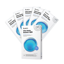 Dr.Jart+ Dermask Vital Hydra Solution Máscara Facial Hidratante con Ácido Hialurónico | Pack de 5