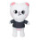 8pcs Plushible Rag Doll Washable Fabric Bodied 9