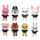 8pcs Plushible Rag Doll Washable Fabric Bodied 2