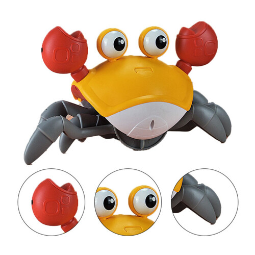 Crawl Crab Toy with Lights Music Automatic 2