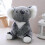 (S, Grey) Plush Doll Cute Soft Simulation Koala Bear Plush Toy Stuffed Koala for Kids 2