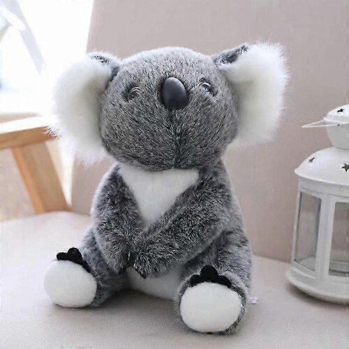 (S, Grey) Plush Doll Cute Soft Simulation Koala Bear Plush Toy Stuffed Koala for Kids 1