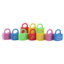 Lernschloss Alphabet- & Zählspielzeug Set für Kinder, 8,3 cm Schlösser
