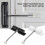 (white) Automatic Spring Door Closer Adjustable Door Spring Closer 4