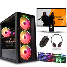 Gaming PC Bundle Intel i7 6700 64GB DDR4 2TB SSD 12GB RTX 3060 W11 - Refurbished