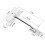 (white) Automatic Spring Door Closer Adjustable Door Spring Closer 5