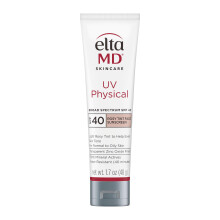 EltaMD UV Physical Rosy Tint Zonnebrandcrme voor gezicht SPF 41 Antixoidant Getinte zonnebrandcrme 100% minerale actieve stoffen 1,7 oz