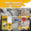 3pcs Multi Purpose Foam Cleaner for Car Interior Home Kitchen Cleaning Spray 100ml 2