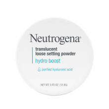 Neutrogena Hydro Boost Transluzenter loser Fixierpuder Make-up-Fixierpuder mit gereinigter Hyaluronsure Transluzenter loser Fixierpuder fr das Gesi