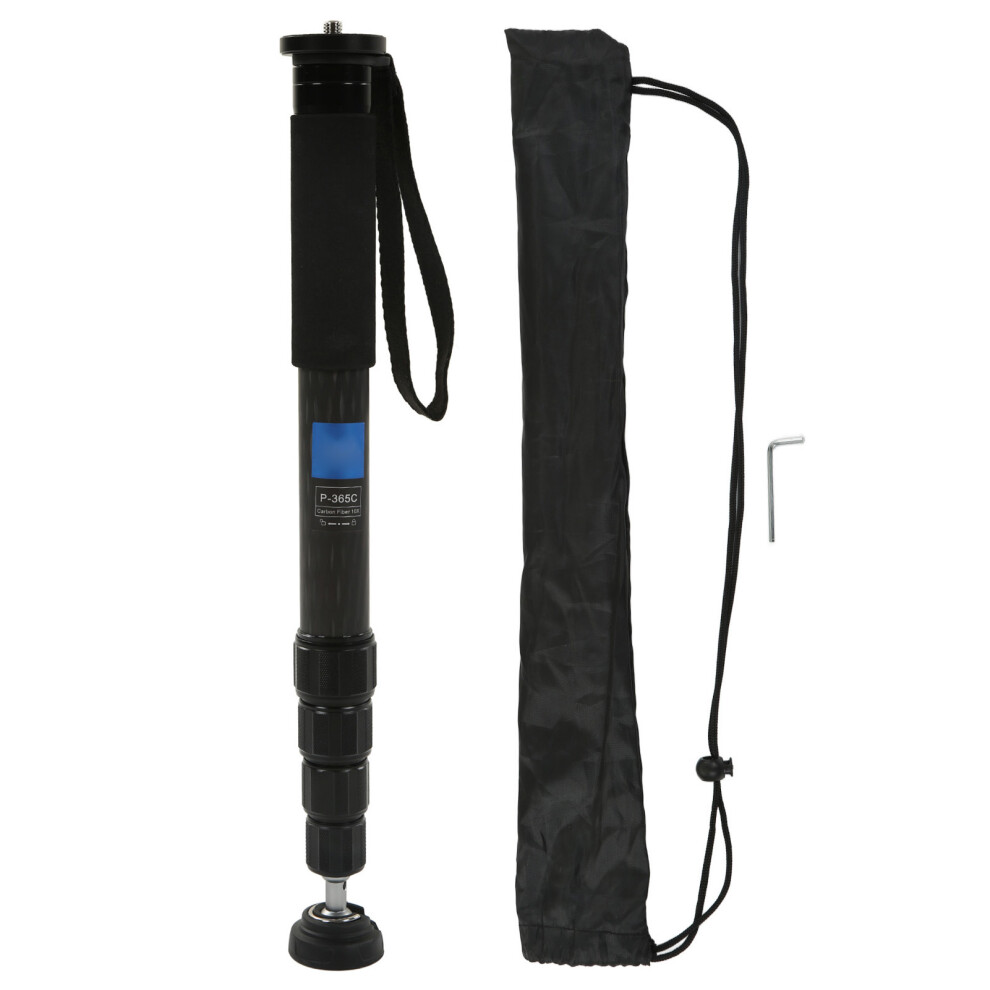 P365c Portable Carbon Fiber Monopod 5 Sections 8130196158307