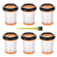 6pcs Vacuum Filter for Shark Ion W1 Cordless Handheld Vacuum Filters for Shark Wandvac Wv200 Wv201  x