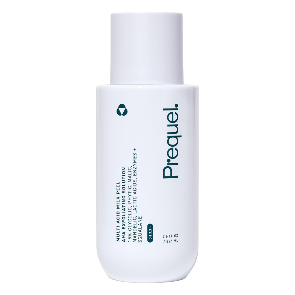 Photos - Facial / Body Cleansing Product Prequel Skin Multi-Acid Milk Peel Professional Exfoliating Solution. 15 Glycolic Acid Face Peel with Lactic Acid and Enzymes