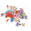 Wooden Puzzles Dinosaur Shape Educational Burrs 3
