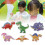 Wooden Puzzles Dinosaur Shape Educational Burrs 11