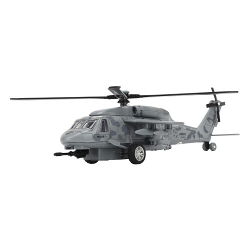 Diecast Metal Helicopter Model Sound Light