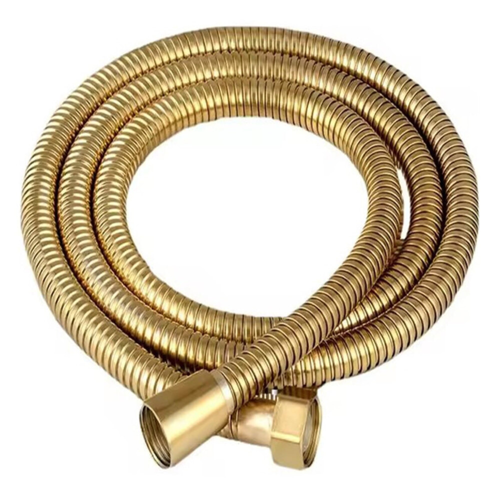 Flexible Stainless Steel Shower Hose 1.5M/2M/3M Gi/2 Universal Water-Saving Extension Tube Gold 2M 6038364885630