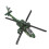 Alloy Copter Model Simulated Lifelike Diecast Pull 9