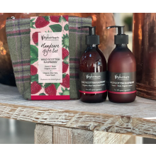 Highland Soap Co Scottish Wild Raspberry Organic Hand Care Gift Set