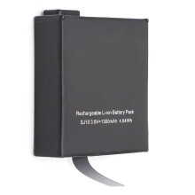 1300mAh LiPo-Akku für SJCAM SJ9/SJ10 Actionkamera, 52g Schwarz
