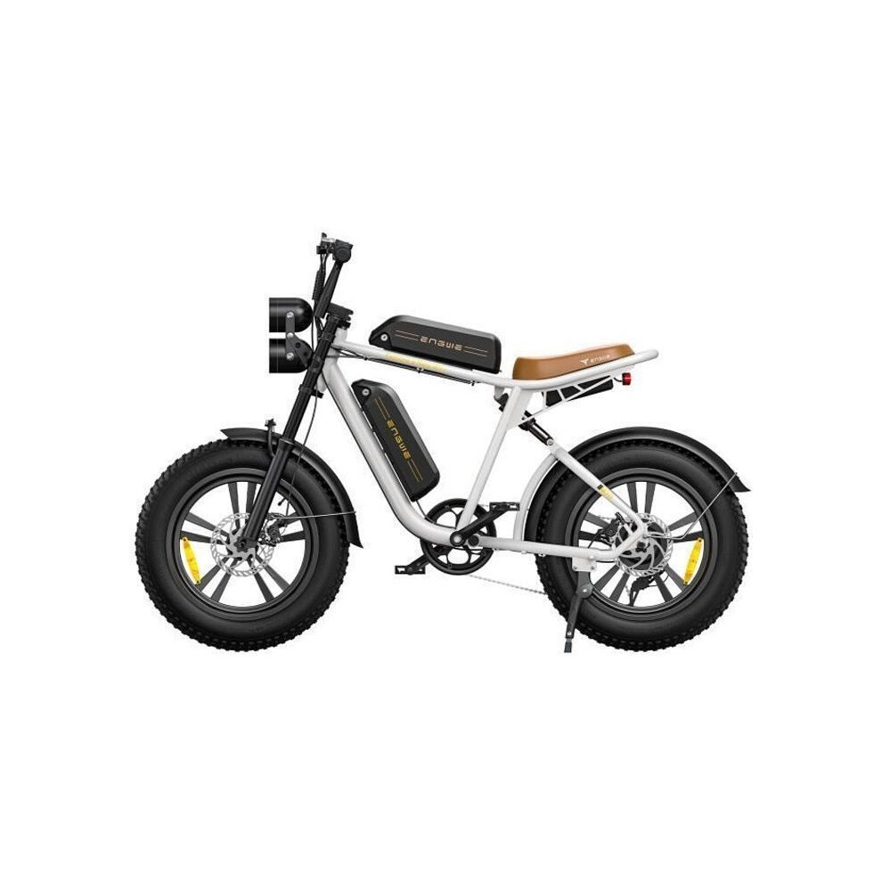 Engwe M20 Electric Bike Range 80-150Km Battery 48V26ah Motor 250W Full Suspension Tires 20 Inches Mtb Fat Bike White