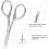 Beard Scissors Mini Size Stainless Steel Trimmer for Home Use Precision Eyebrow and Beard Cutting 2