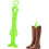 Tall Boot Shaper with Green Clip Support, Reusable Long Mid Boot Insert for Tall Boots Storage and Support 5