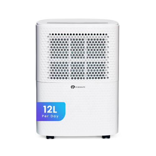 HOMCOM 20L/Day Dehumidifier With Continuous Drainage, 5L Water Tank, 24H Timer, Digital Humidity - View #10