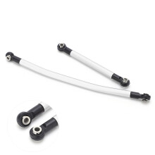 Aluminiumlegierungs-Lenkgestänge-Kit für Axial Scx10 90046/90047 RC Auto, Silber