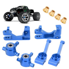 Aluminium C-Hub-Träger-Set für 1/10 RC Auto Slash 4X4 TSM Blau