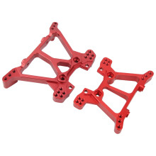 Aluminiumlegierung Vorder-/Hinterstoßfänger für 1/10 RC Slash 4X4 Rot