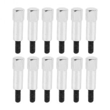 12pcs Chrome Valve Cover Bolt Set Fit for FORD 289 302 351W