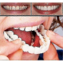 A Pair Upper Lower High Quality Denture Instant Smile Comfort Fit Flex Cosmetic Teeth Denture Teeth Top Cosmetic Veneer High Qualityl