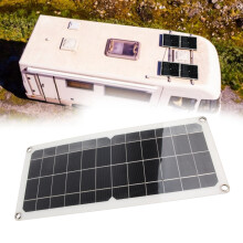 10W 12V Monokristallines Solarpanel USB-Ladegerät 42x19cm Wasserfest
