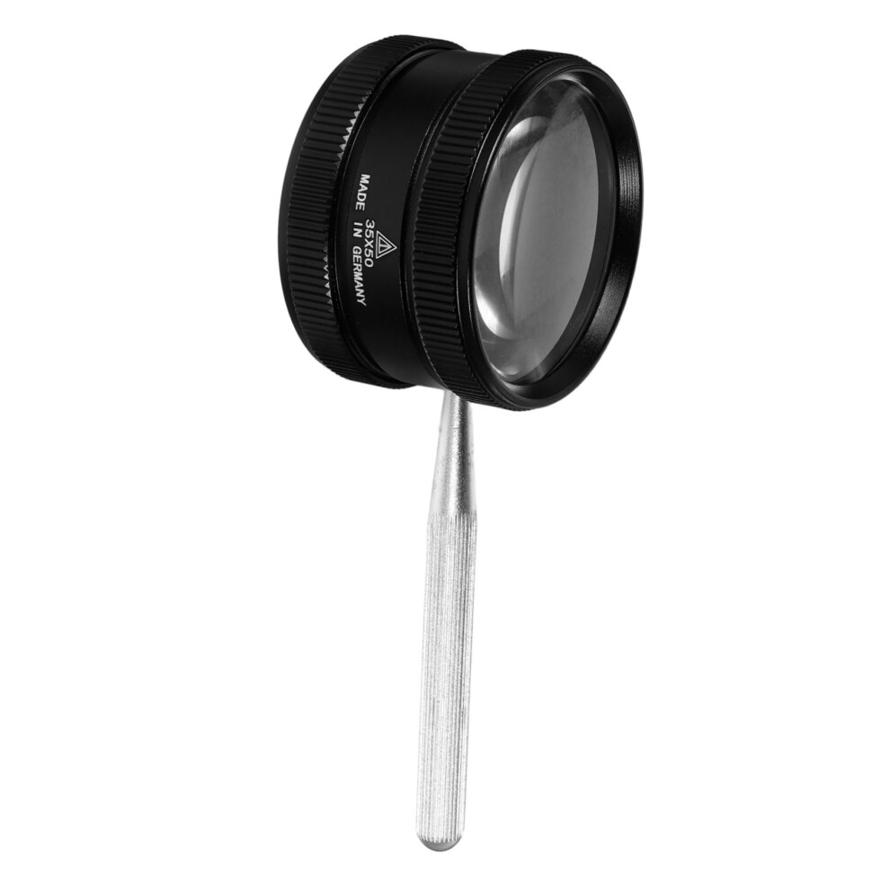 Handheld Magnifier for Jewelry and Antiques, Portable Loupe with Ergonomic Grip for Collectors and Jewelers, 3x Magnification