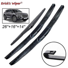 Erick's Wiper Front & Rear Wiper Blades Set for Hyundai Tucson Tl 2016 - 2020 Windshield Windscreen Window Brushes 26"16"14"