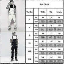 (2XL, White) Men Slim Fit Denim Jumpsuit Bib Romper Casual Overalls Dungarees