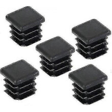 20 Pcs Chair Leg Cap, Square Pipe Cap, Plastic Square Post Cap for Furniture  Gift