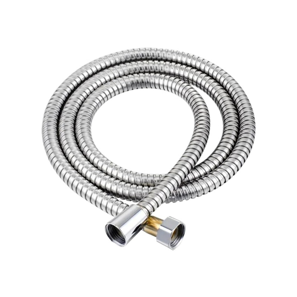 Duschschlauch-Zubehã¶R 1.5M Verlã¤Ngerungsschlauch 304 Edelstahl Schwarz/Silber Flexibel Ausziehbar Fã¼R Badezimmer Und Garten 6947110753041